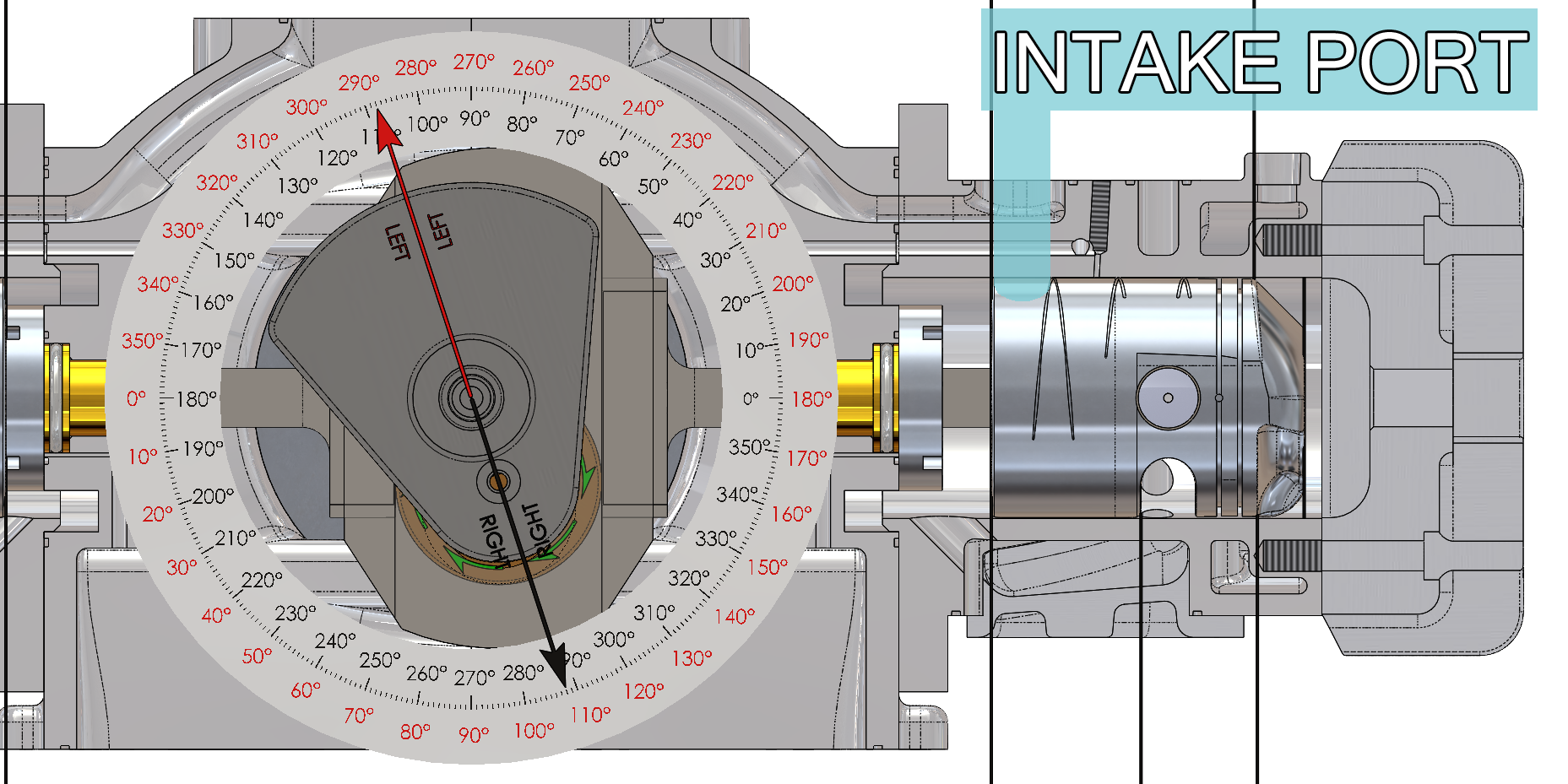 Intake Ports Right Cylinder